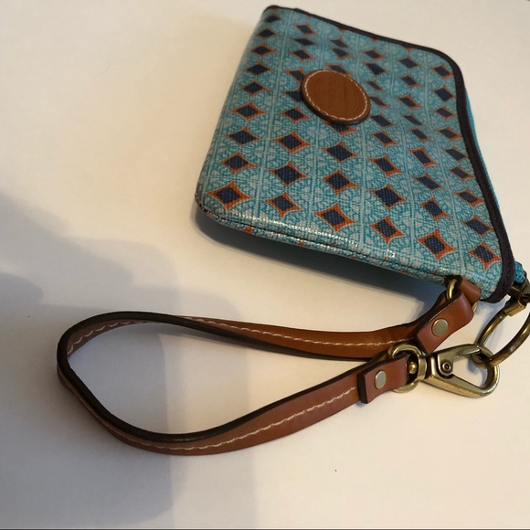 Fossil multicolor wristlet Blue/bright orange - Picture 3 of 5